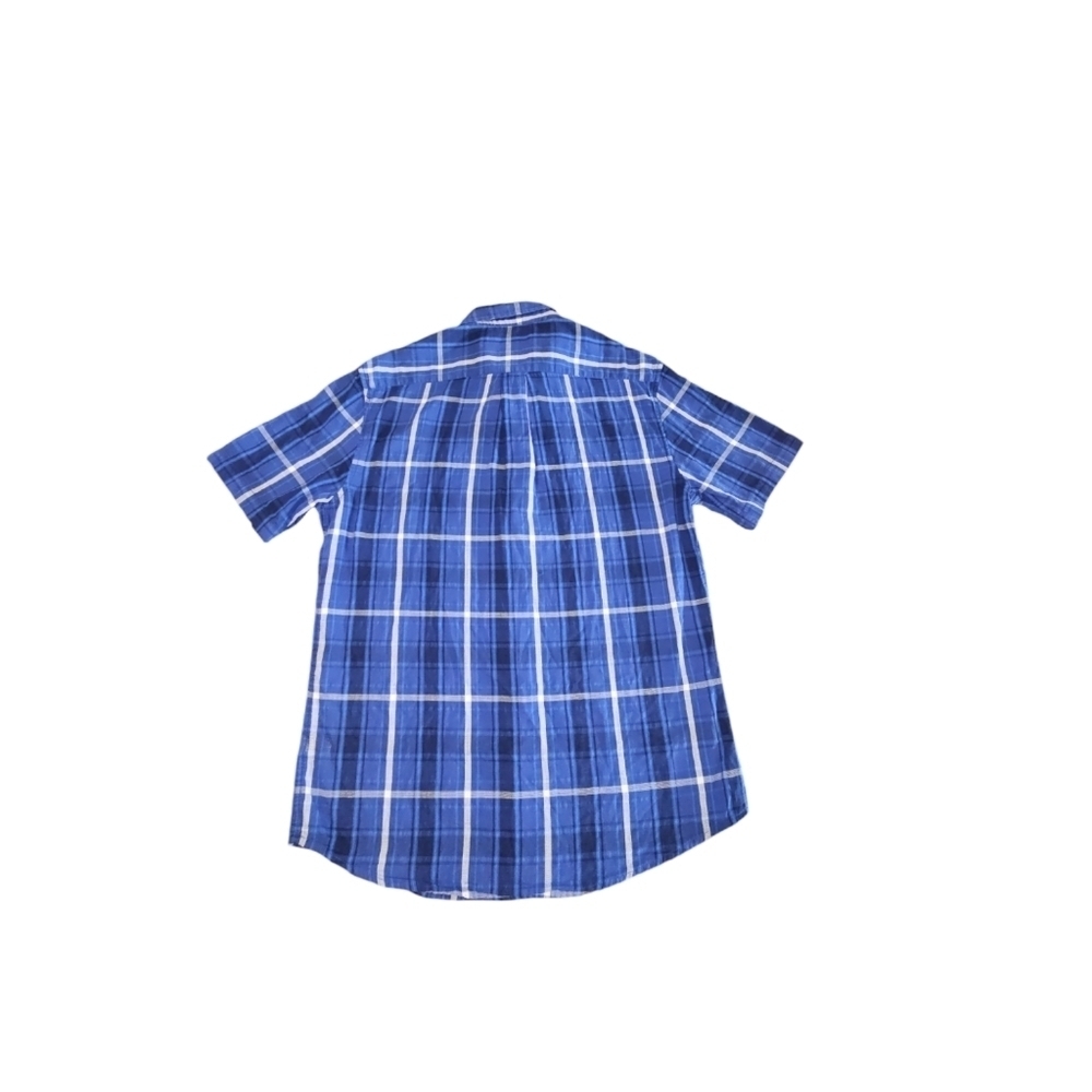 U.S. Polo Assn. Men's Slim Fit Blue Plaid Button Down Shirt Size Large - Picture 5 of 5